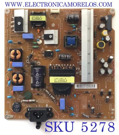 FUENTE PARA TV LG / NUMERO DE PARTE EAY63071906 / EAX65628601 / 63071906 / LGP3942I-14PL1-IT / MODELO 42LS33A-5B AUSPLJM